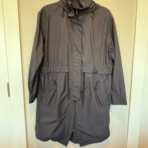 Everlane Black Hooded Jacket Small